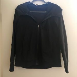 Black Lululemon track jacket